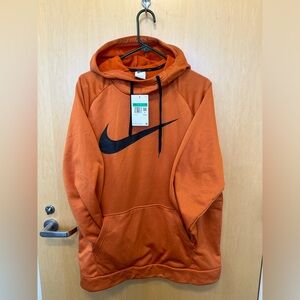 Orange Nike hoodie with black accents. Brand new! With tags! Mens XL#nike